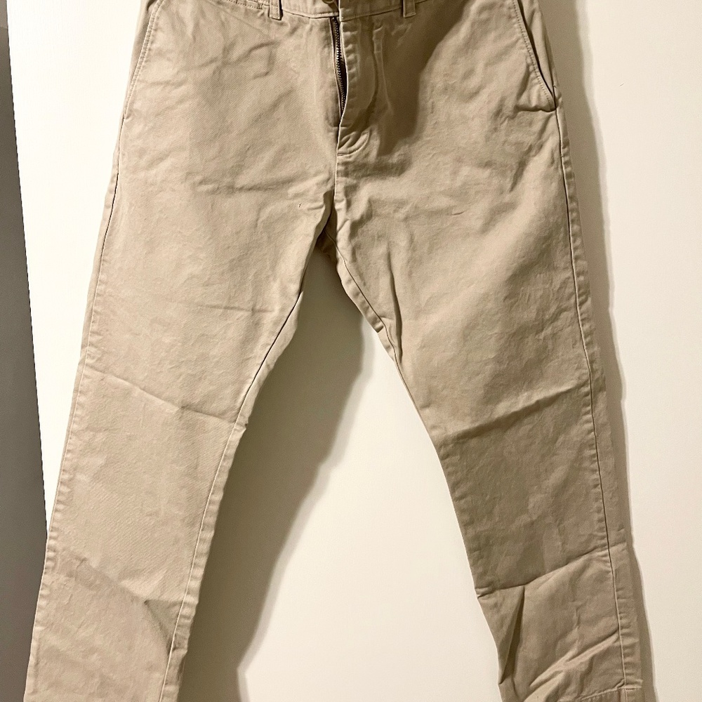 Mens JCrew 484 Slim Khaki Chinos